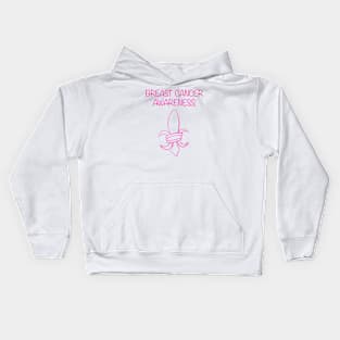 Breast cancer awareness Kids Hoodie